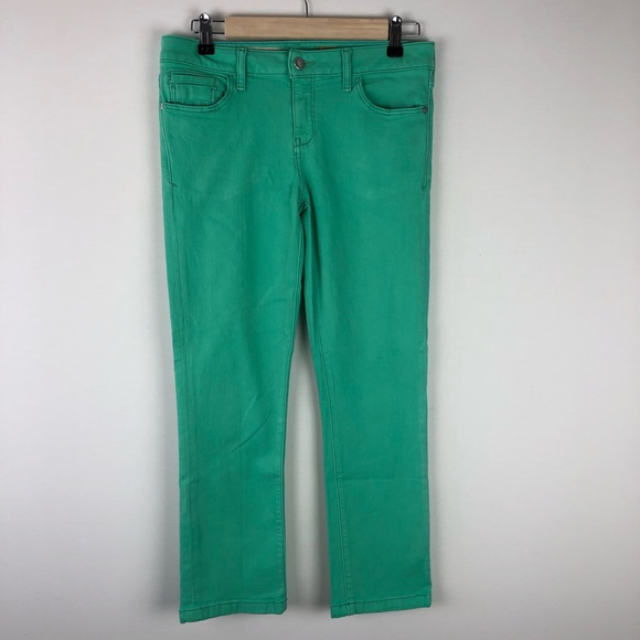 Anthropologie Denim - Anthropologie | Pilcro Stet Green Straight Cropped